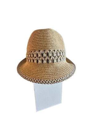 The Hatter Company Style #7820 Woven Straw Fedora Hat